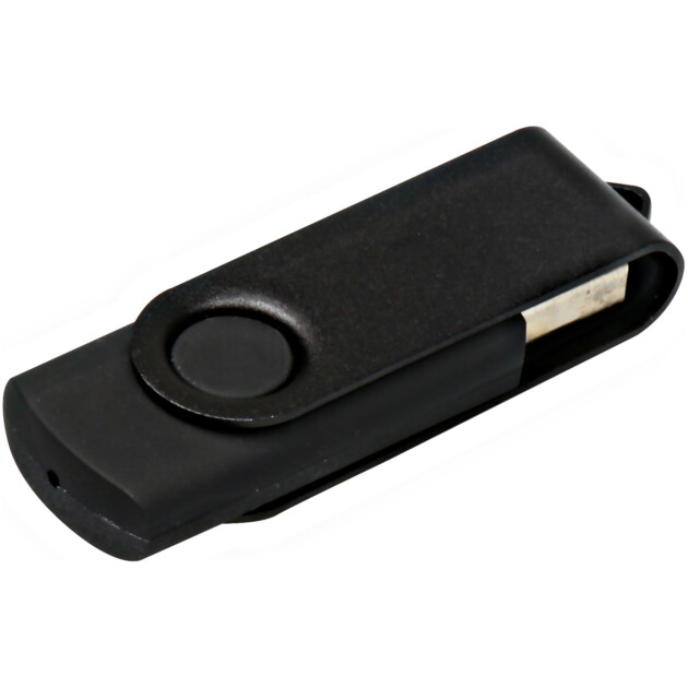 EŞREFOĞULLARI SİYAH DÖNER KAPAKLI USB BELLEK (64 GB)