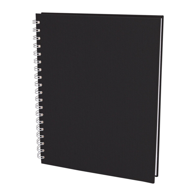 SEĞMENLER SİYAH KARELİ SPİRALLİ TARİHSİZ DEFTER (19X25 CM)